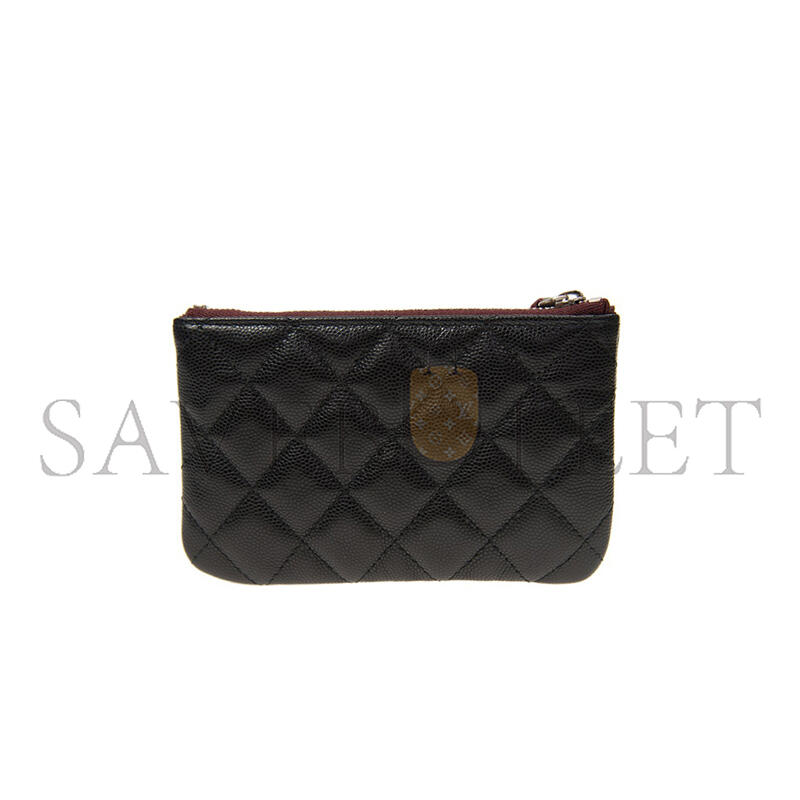 CHANEL CLASSIC MINI ZIPPED POUCH A82365 (15*9.5*1cm)